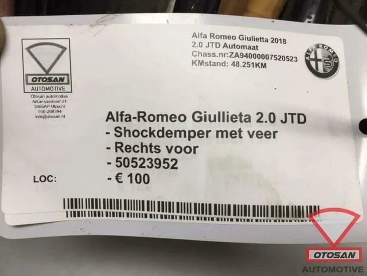 alfa-romeo-giulietta-2018-schokdemper-rechts-voor-50523952 — foto 5