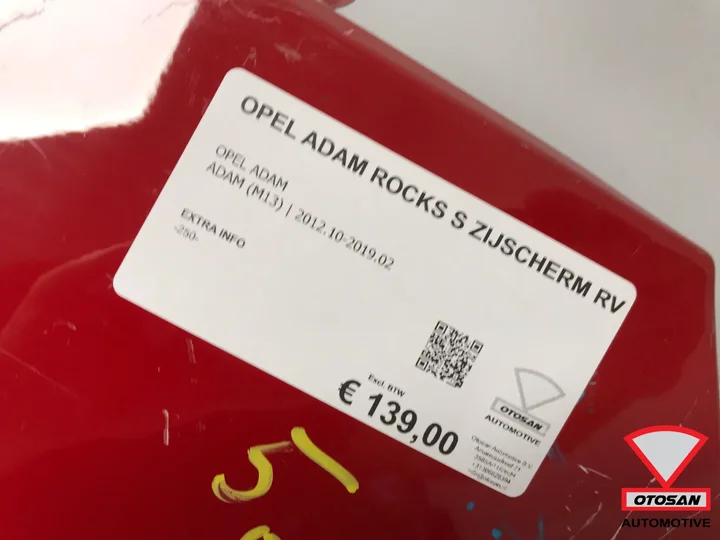 opel-adam-rocks-s-zijscherm-spatbord-rechts-voor-origineel — foto 4