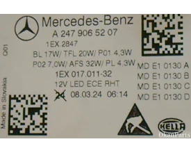 mercedes-bklasse-w247-led-koplamp-rechts-a2479065207 — foto 4