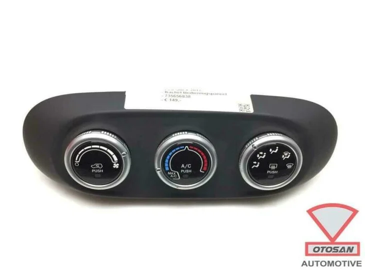fiat 500 x climatronic kachel bedieningspaneel 735656838