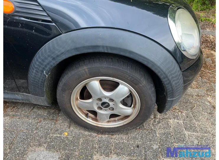 MINI R56 rechts voor wielrand sierrand sierstrip 2005-2014