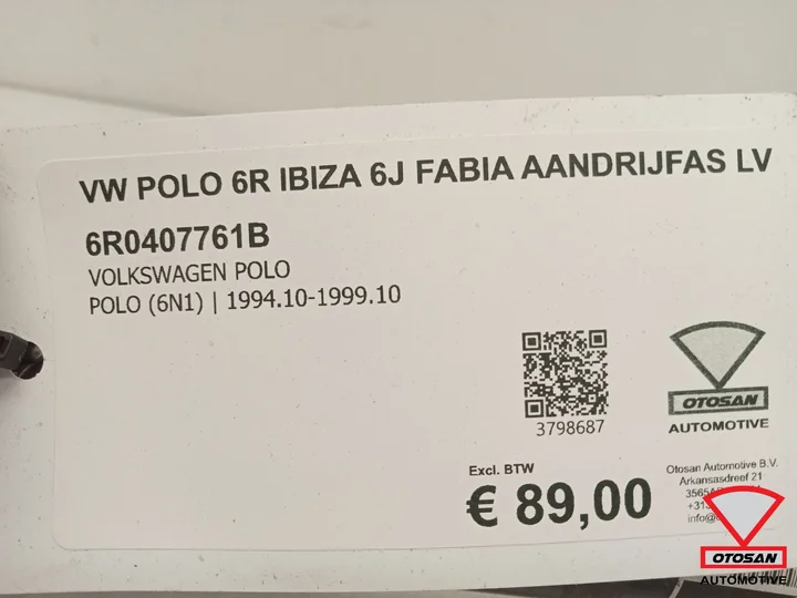 vw-polo-6r-ibiza-6j-fabia-aandrijfas-links-voor-6r0407761b — foto 4