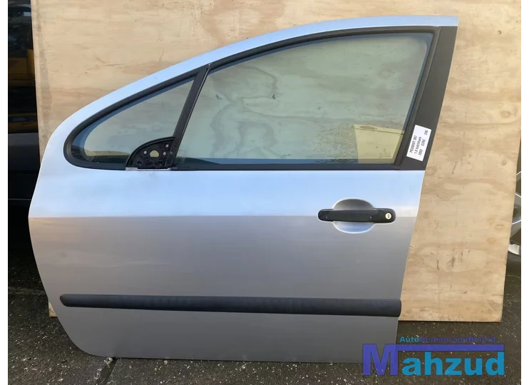 PEUGEOT 307 Hatchback zilver EZRC Links voor deur portier 2000-2009