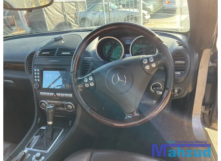 MERCEDES SLK R171 hout leer stuurwiel stuur airbag 2005-2011