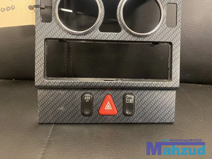 mercedes-slk-r170-grijs-middenconsole-radio-frame-pook-kap — foto 2