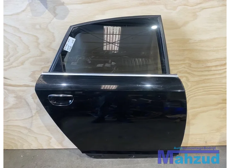 AUDI A6 C6 Zwart LY9B Rechts achter deur portier 04-11