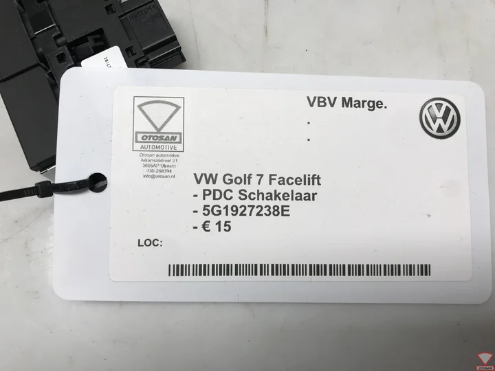 vw-golf-7-facelift-pdc-schakelaar-5g1927238e — foto 2