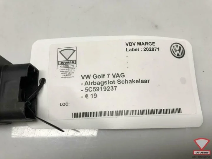 vw-golf-7-vag-airbagslot-schakelaar-5c5919237 — foto 2