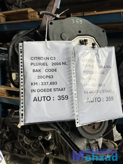 2004-citroen-c3-pluriel-16-motorblok-nfu-motor — foto 9