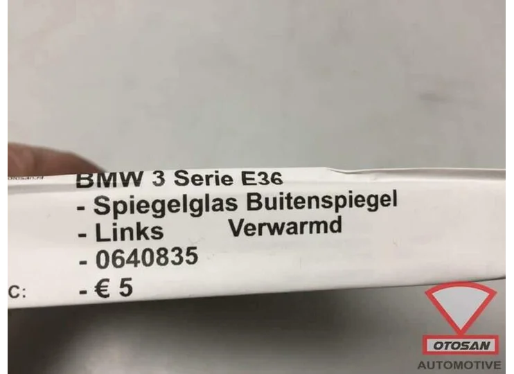 BMW 3 Serie E36 Spiegelglas Buitenspiegel Links Verwarmd Nie