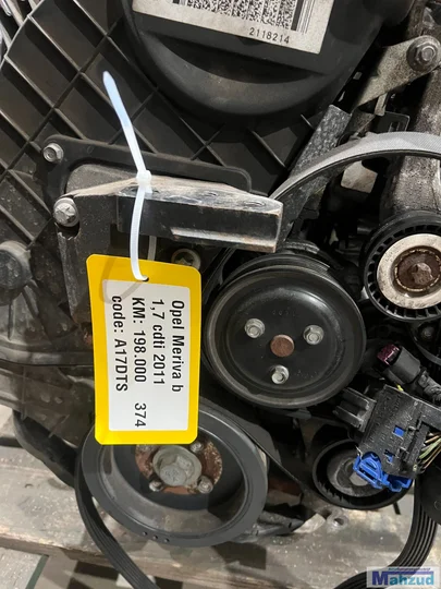 opel-meriva-b-17-a17dts-motorblok-motor — foto 2