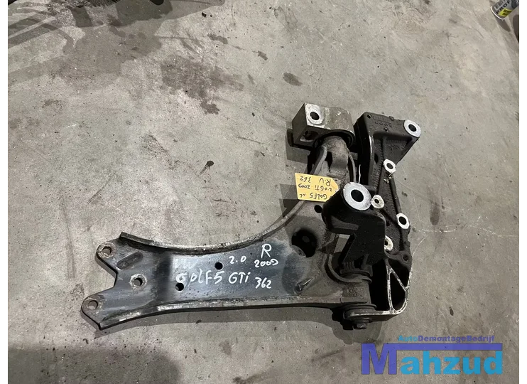 VW GOLF 5 Rechts draagarm + steun subframe deel 2003-2009
