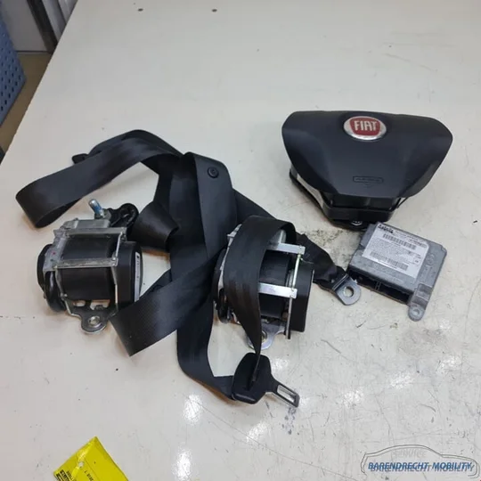 airbagset-fiat-fiorino-airbag-set-gordels-gordel-module-pa70112021-origineel-gebruikt-2008-2014 — foto 2