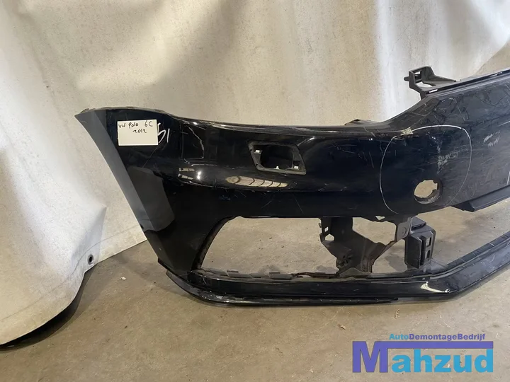 vw-polo-6c-zwart-voorbumper-met-koplamp-spoeier — foto 5