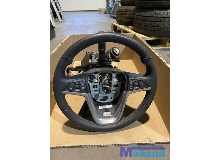 2014 Opel Astra J leder compleet stuurwiel stuurkolom schakelaar