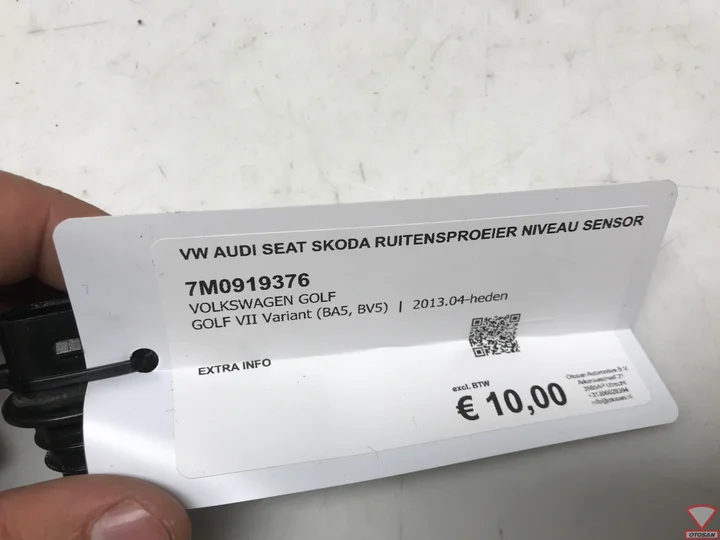 vw-audi-seat-skoda-ruitensproeier-niveau-sensor-7m0919376 — foto 2