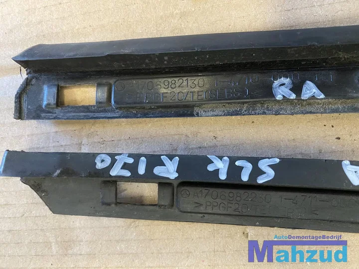 mercedes-slk-r170-rechts-links-achter-zijskirt-rubber-a1706982230-a1706982130 — foto 2