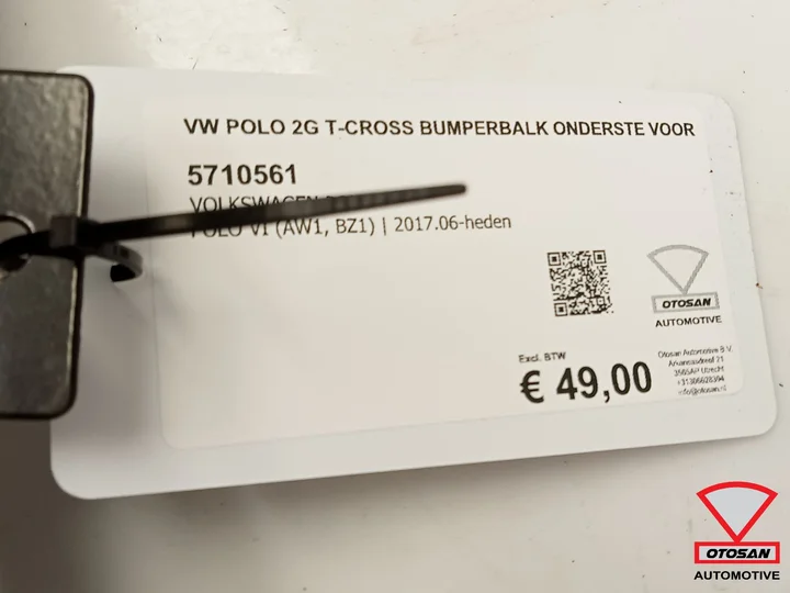 polo-2g-tcross-bumperbalk-onderste-voor-nieuw — foto 4