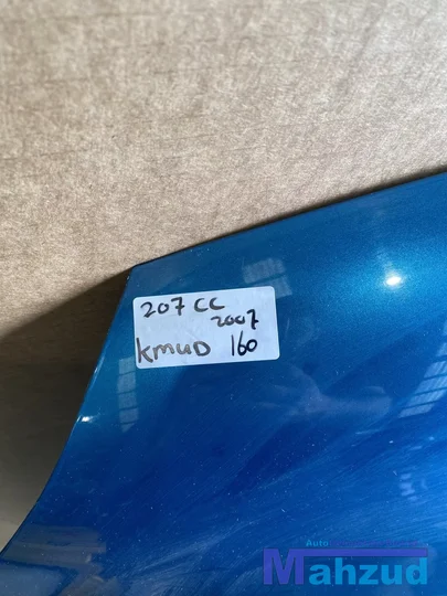 peugeot-207-cc-blauw-kmud-achterklep — foto 2
