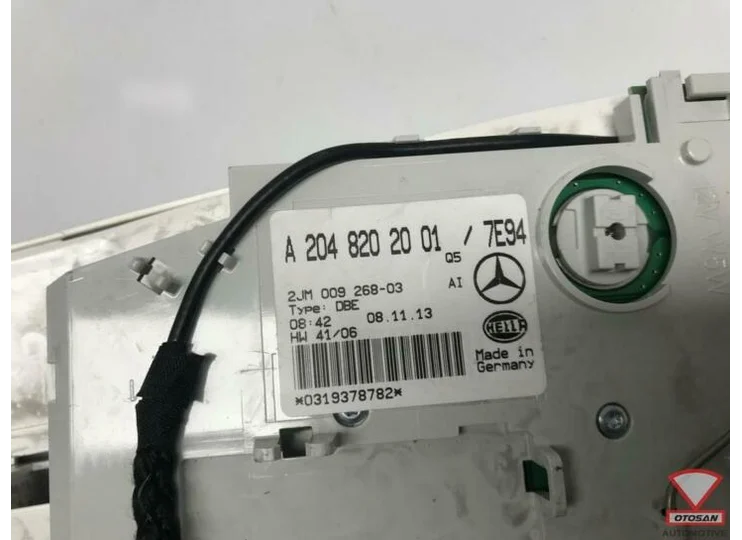 Mercedes C Klasse W204 Binnenverlichting Hemel A2048202001