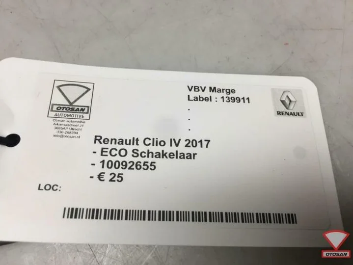 renault-clio-iv-2017-eco-schakelaar-10092655 — foto 2