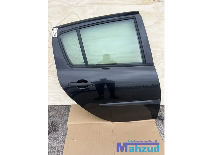 RENAULT CLIO 3 zwart NV676 Rechts achter deur 2006-2014 