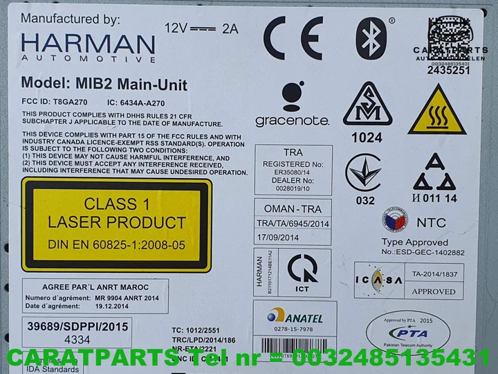 4g1035043f-4g1035043d-a6-multimedia-unit-a7-mib-s6-s7-rs6 — foto 9
