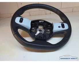 stuurwiel-renault-twingo-iii-3-leer-leder-zwart-blauw-geperforeerd-afgevlakt-484001757r-2014-2020 — foto 5