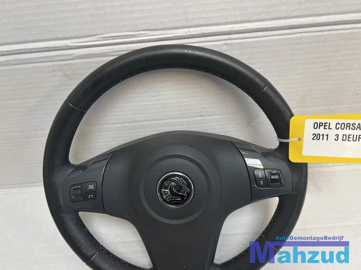 opel-corsa-d-leer-leder-stuurwiel-stuur-met-airbag-20062015 — foto 2