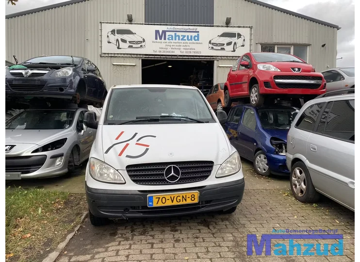 2007 Mercedes VITO W639 109 2.2 CDI Demontage sloop