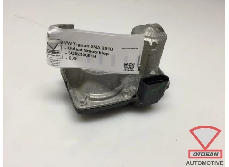vw tiguan 5na 2018 abgasdrossel 5q0253691h