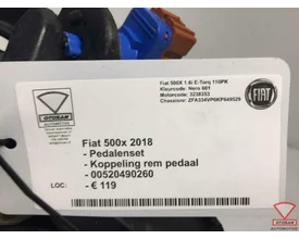 fiat-500x-2018-pedalenset-koppeling-rem-pedaal-00520490260 — foto 3