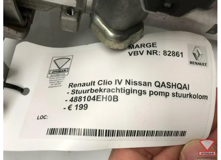 Renault Clio Nissan Stuurbekrachtiging Stuurkolom 488104EH0B