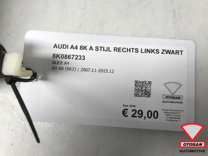 audi-a4-8k-hemeldeel-a-stijl-rechts-links-zwart-8k0867233 — foto 3