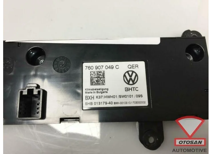 VW Touareg III 2018 Climatronic Paneel Achter 760907049C