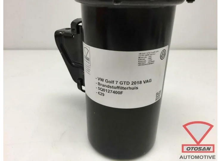 VW Golf 7 GTD 2018 VAG Brandstoffilterhuis 5Q0127400F