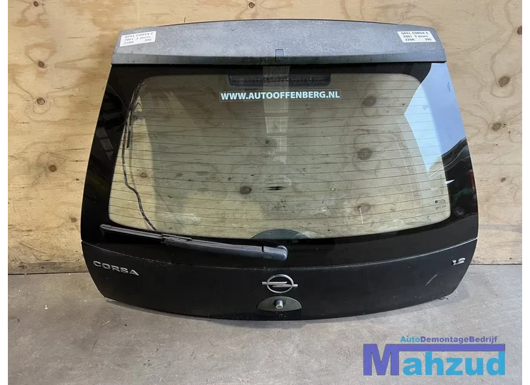 OPEL CORSA C Zwart Z20R Achterklep 2000-2004