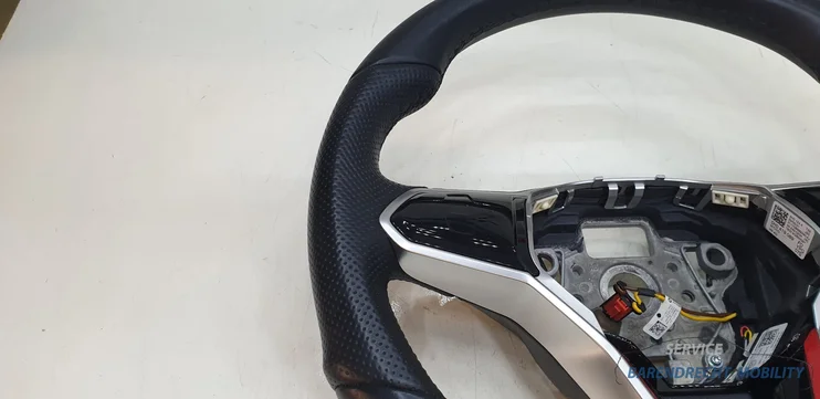gti-stuur-vw-golf-8-viii-stuurwiel-5h0419089-leer-leder-geperforeerd-touchpad-flippers-sportstuur-mfd-origineel-gebruikt — foto 5
