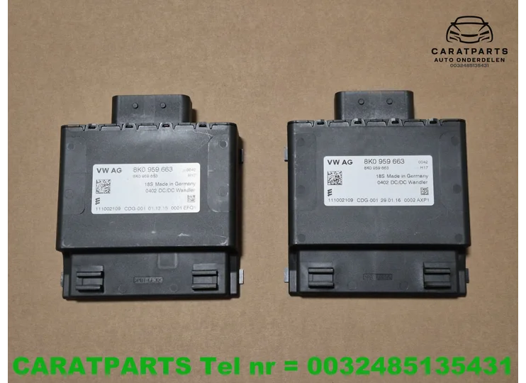 8K0959663 Audi A6 spanningsregelaar A5 A4 A7 Q5 Q3