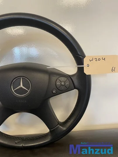 mercedes-w204-cklasse-leer-stuurwiel-stuur-met-airbag — foto 3