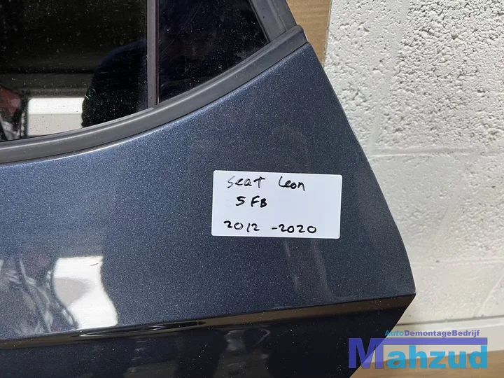 seat-leon-5fb-blauw-links-achter-deur-portier-20122020 — foto 2