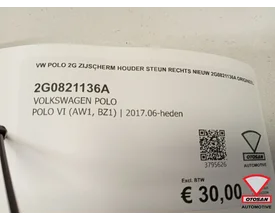 vw-polo-2g-zijscherm-houder-steun-rechts-nieuw-2g0821136a-origineel — foto 3