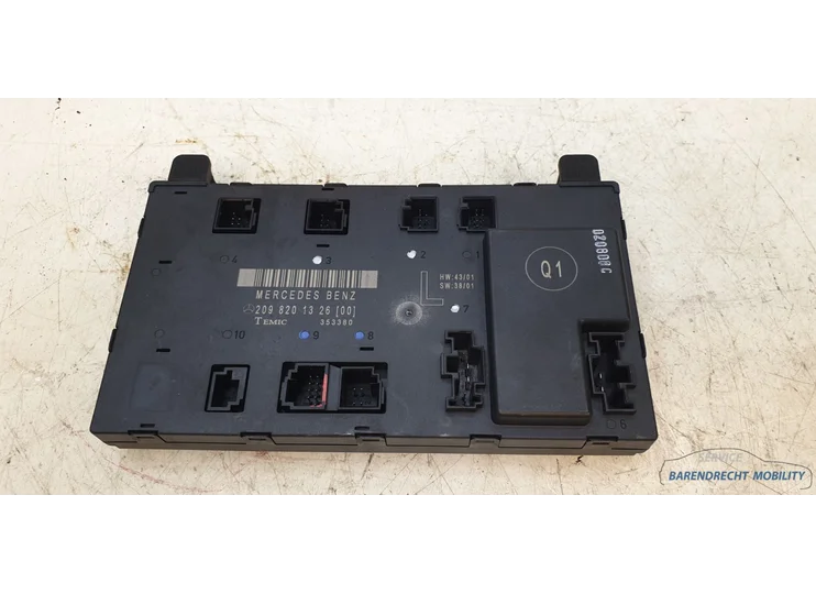 Door module W209 Mercedes CLK left 2098201326 original used 2002 / 2008