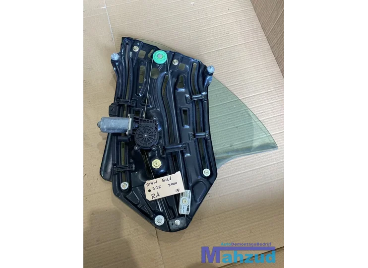 bmw-3-serie-e46-links-achter-raam-raammechaniek-compleet