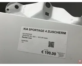 kia-sportage-4-2015+-zijscherm-spatbord-rechts-voor-origineel! — foto 3