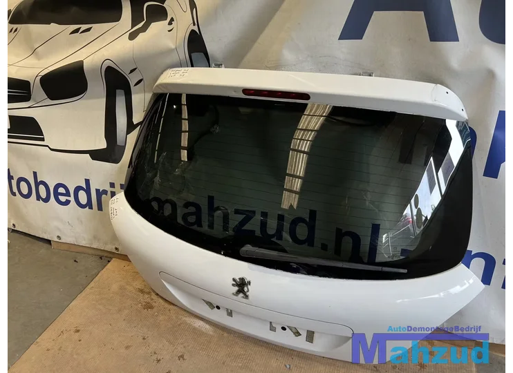 PEUGEOT 207 Wit EWP 3deurs achterklep compleet 