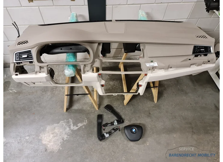 Airbag-Set BMW F07 5er Gran Turismo GT Beige Armaturenbrett Lenkrad Airbag Gurtset 2009 / 2017