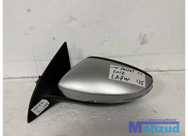 VW CC GRIJS zilver LA7W Links Spiegel buitenspiegel 2011-2016