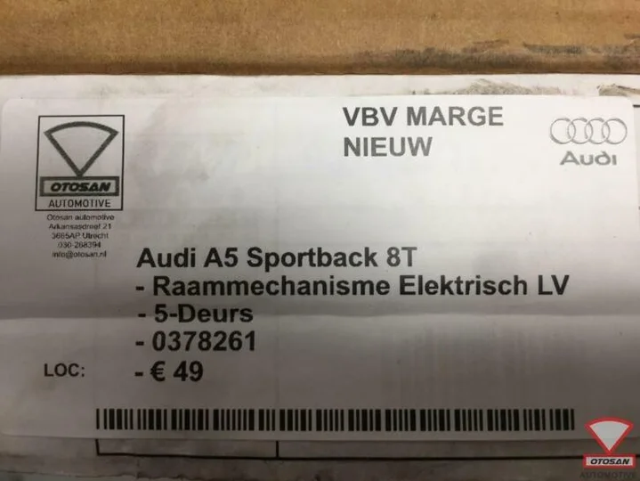 audi-a5-8t-raammechanisme-elekt.-links-voor-nieuw!-0378261 — foto 2