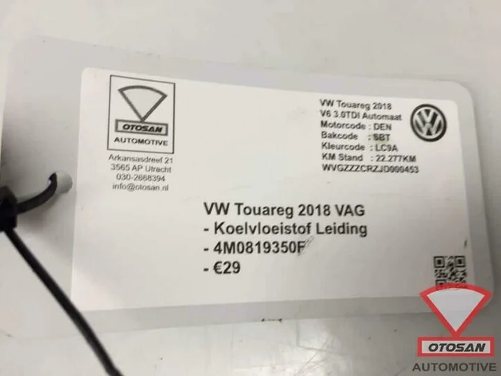 vw-touareg-2018-vag-koelvloeistof-leiding-4m0819350f — foto 2